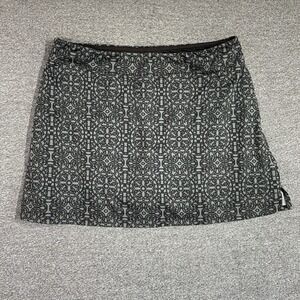 Tranquility by Colorado Clothing Skort Womens XXL Gray Black Damask Active Skirt